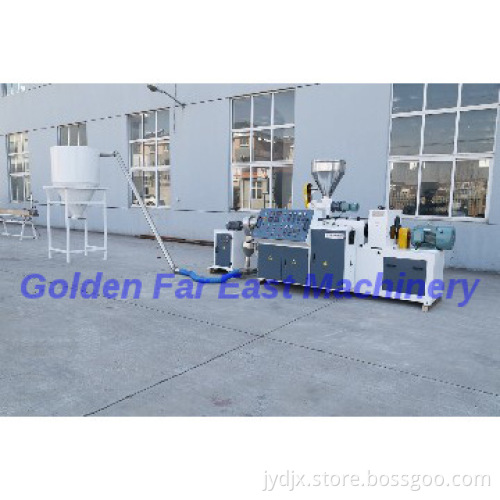 conical twin screw pvc pelletizing extruder